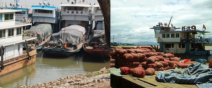 ชมภาพท่าเรือ-ด่านศุลกากร-ด่านเชียงของ-ด่านแม่สาย